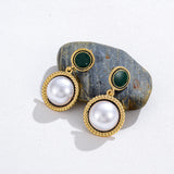 Earrings Frosted Shell Beads Solid Color – Special Occasion Gifts — 6