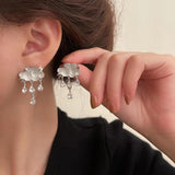 S925 Silver Cloud Lightning Raindrop Earrings – Special Occasion Gifts — 4