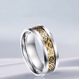Personalized European And American Tungsten Gold Ring – Stylish Gifts — 2