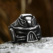 Stainless Steel Animal Skull Ring – Unique Gift Ideas — 4