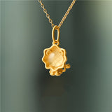 Sun Guardian Little Lion Chalcedony Necklace – Jewelry Gift Ideas — 1