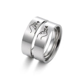 Hot Couple Titanium Steel Ring – Gifts for Couples — 2