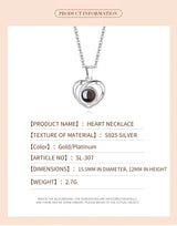 Love Shaped Projection Color Picture Necklace – Jewelry Gift Ideas — 7