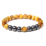 Black Gallstone Bracelet Tiger Eye Energy Fitness – Jewelry Gift Ideas — 11