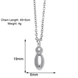 26 English Letters Pendant Necklace – Jewelry Gift Ideas — 19