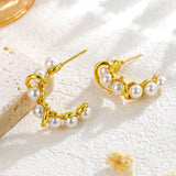 Affordable Luxury Fashion Retro Stud Earrings Gold – Stylish Gifts — 5