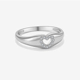 Sterling Silver Female With Hearts Simple Personality – Stylish Gifts — 10