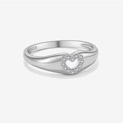 Sterling Silver Female With Hearts Simple Personality – Stylish Gifts — 10