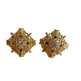Retro Hollow Rhinestone Court Stud Earrings – Useful Gifts — 6