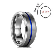 Fashion Personalized Bilateral Frosted Ring – Stylish Gifts — 10