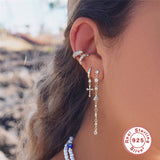 S925 Sterling Silver Elegant Style Earrings – Stylish Gifts — 4