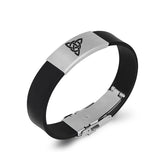 Stainless Steel Irish Celtic Knot Silicone – Jewelry Gift Ideas — 5