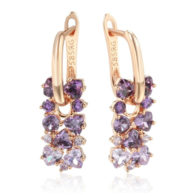 Women's Fashion Simple Geometric Square Zircon – Stylish Gifts — 1