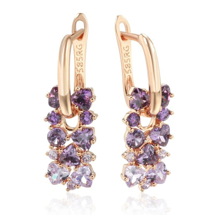 Women's Fashion Simple Geometric Square Zircon – Stylish Gifts — 1