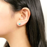 Women's Natural Turquoise Tassel Earrings – Gifts for Her — 4