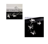Women's Hollowed-out Diamond Butterfly Earrings – Gifts for Her — 2