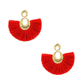 Water Drop Fan-shaped Tassel Earrings – Birthday Gifts — 10