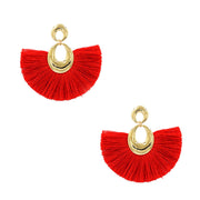 Water Drop Fan-shaped Tassel Earrings – Birthday Gifts — 10