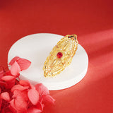 Alluvial Gold Wing Peacock Ring Lady Temperament – Useful Gifts — 1