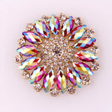 Round Large Colorful Rhinestone Sunflower DIY – Creative Gifts — 3