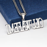 Customized Cuban Chain Name Letters Pendant – Jewelry Gift Ideas — 3