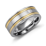 Simple Stainless Steel Men's Ring – Gifts for Him — 3