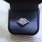 Fashion Personality 1 Karat Moissanite Heart-shaped – Stylish Gifts — 2