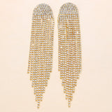 European And American Luxury Full Diamond Long Tassel – Stylish Gifts — 2
