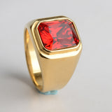 Artificial Zircon Electric Black Gold Stainless Steel – Useful Gifts — 6