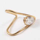 Ring Titanium Steel Plated 18K Gold – Special Occasion Gifts — 2