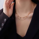 Double-layer Star Diamond Necklace For Women – Jewelry Gift Ideas — 10