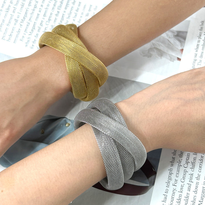 Metal Winding Twin Bracelet – Jewelry Gift Ideas — 1