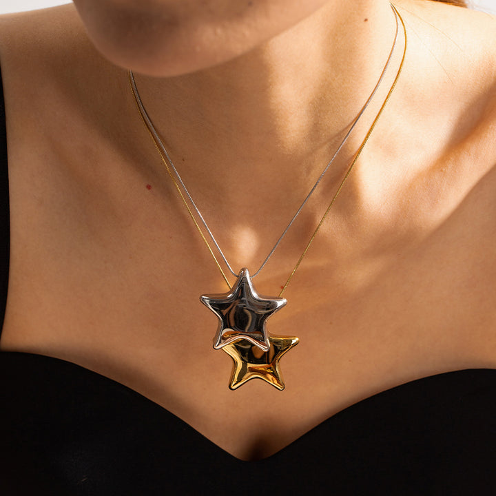 18K Gold-plated Necklace Jewelry Stainless Steel – Jewelry Gift Ideas — 1
