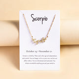 Explosive Diamond Twelve Constellation Necklace – Jewelry Gift Ideas — 12