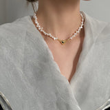 Baroque Natural Pearl Necklace Women's Love – Jewelry Gift Ideas — 5