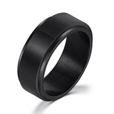 Personality Ring Titanium Steel Hip Hop Simplicity – Useful Gifts — 11