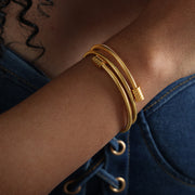 Fashion Commuting Niche Simple Geometric Snake Bone – Stylish Gifts — 6