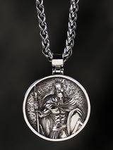 Men's Titanium Steel Warrior Necklace Pendant – Jewelry Gift Ideas — 4