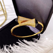 Ladies Double Pagoda Bracelet With Diamonds – Jewelry Gift Ideas — 10