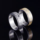 Titanium Steel Taoist Turning Personality Ring – Useful Gifts — 4