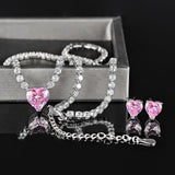 Two-piece Sweet Earrings Necklace – Jewelry Gift Ideas — 5