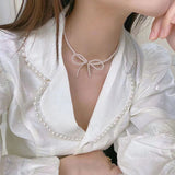 Light Luxury Niche Design Senior Sense Pearl Bow – Jewelry Gift Ideas — 4