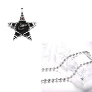 Titanium Steel Ball Bead Chain Viking Wolf Head – Jewelry Gift Ideas — 11