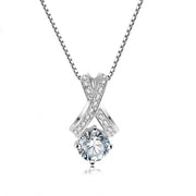 Three-dimensional Cross Necklace Earring Set – Jewelry Gift Ideas — 3