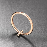 Cross Micro Set Zircon Ring – Gift Ideas — 4