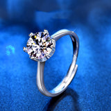 Ring Ladies Moissanite Ring Six Claw Jewelry – Jewelry Gift Ideas — 1