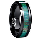 Bamboo Wood Skin Titanium Steel Ring – Surprise Gifts — 2