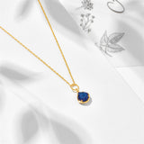 Women's Inlaid Natural Sandstone Pendant – Jewelry Gift Ideas — 3