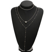 Women's Crystal Pendant Three-layer Necklace Set – Jewelry Gift Ideas — 4