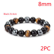 Tiger Eye Stone Bracelet Natural Stone Bracelet – Jewelry Gift Ideas — 9
